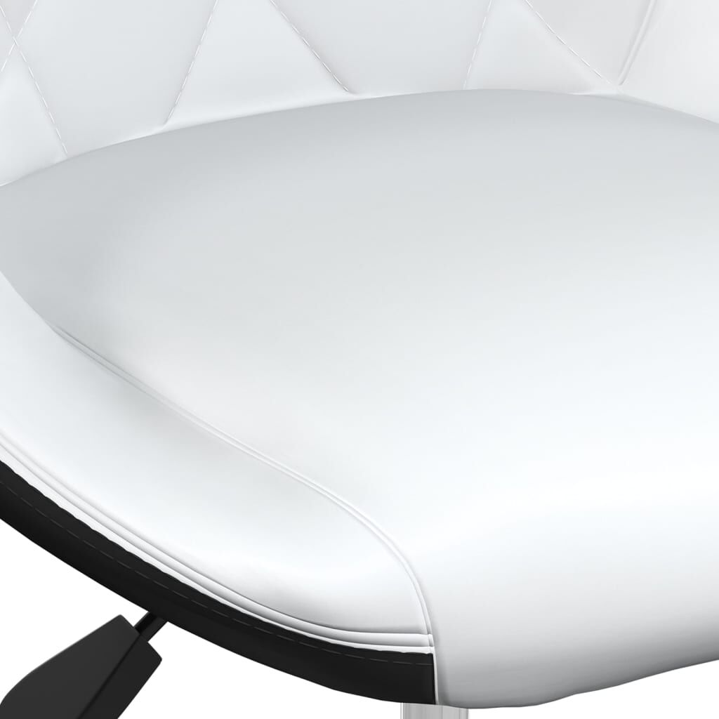 vidaXL Bar Stools 2 pcs Black and White Faux Leather