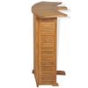 vidaXL Folding Bar Table 155x53x105 cm Solid Teak Wood