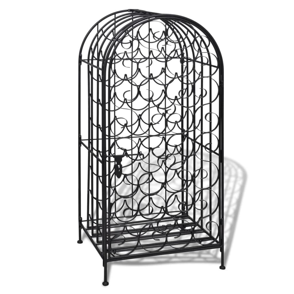 vidaXL Wine Rack for 35 Bottles Metal