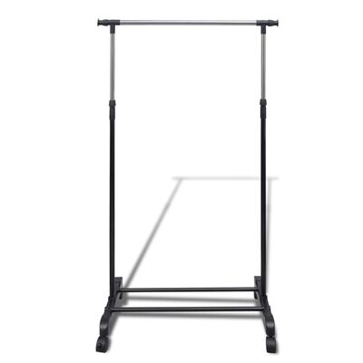 vidaXL Adjustable Clothes Rack 4 Castors 1 Hanging Rail,  vidaXL Adjustable Clothes Rack 4 Castors 1 Hanging Rail
