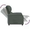 vidaXL Recliner Chair Dark Grey Fabric