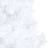 vidaXL Artificial Pre-lit Christmas Tree with Ball Set White 180 cm PVC