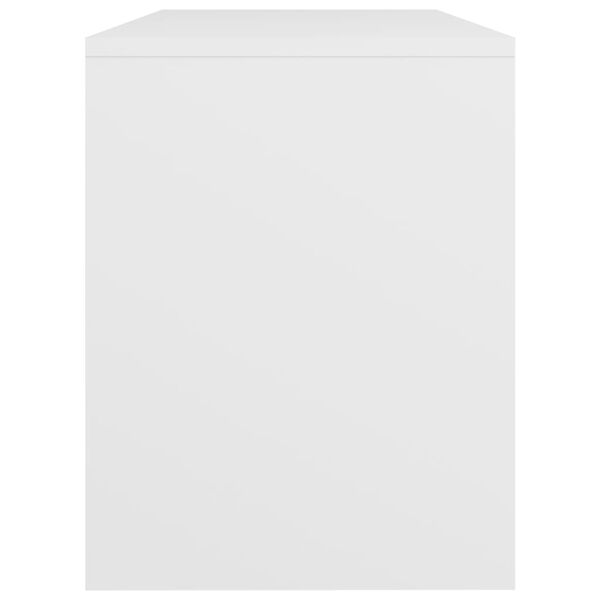 vidaXL Dressing Stool White 70x35x45 cm Engineered Wood