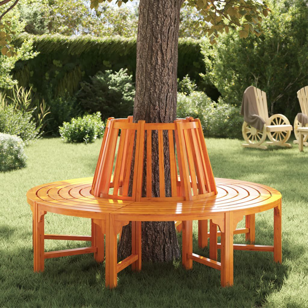 vidaXL Tree Bench Ø 160 cm Wood