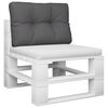 vidaXL Pallet Cushion Anthracite 50x40x12 cm Fabric