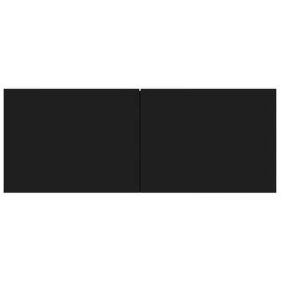 vidaXL TV Cabinets 4 pcs Black 80x30x30 cm Engineered Wood, black vidaXL TV Cabinets 4 pcs Black 80x30x30 cm Engineered Wood