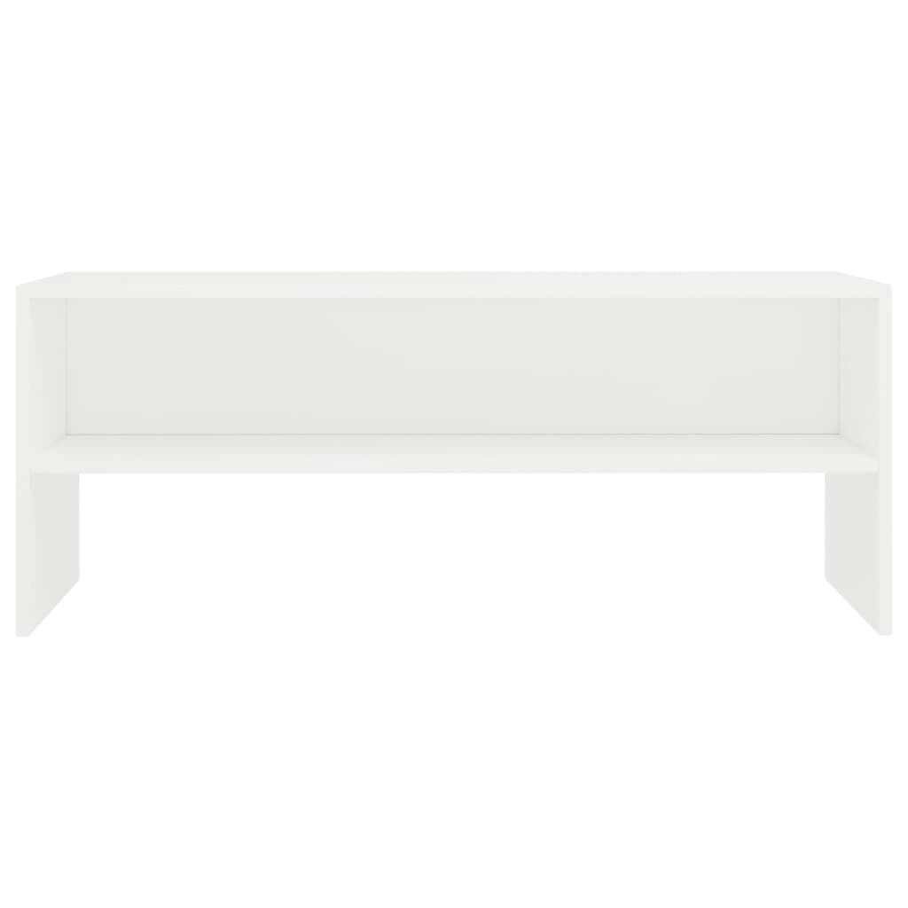 vidaXL TV Cabinet White 100x40x40 cm Engineered Wood