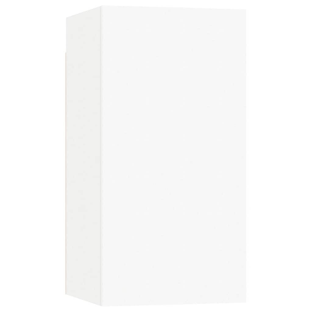 vidaXL TV Cabinets 2 pcs White 30.5x30x60 cm Engineered Wood