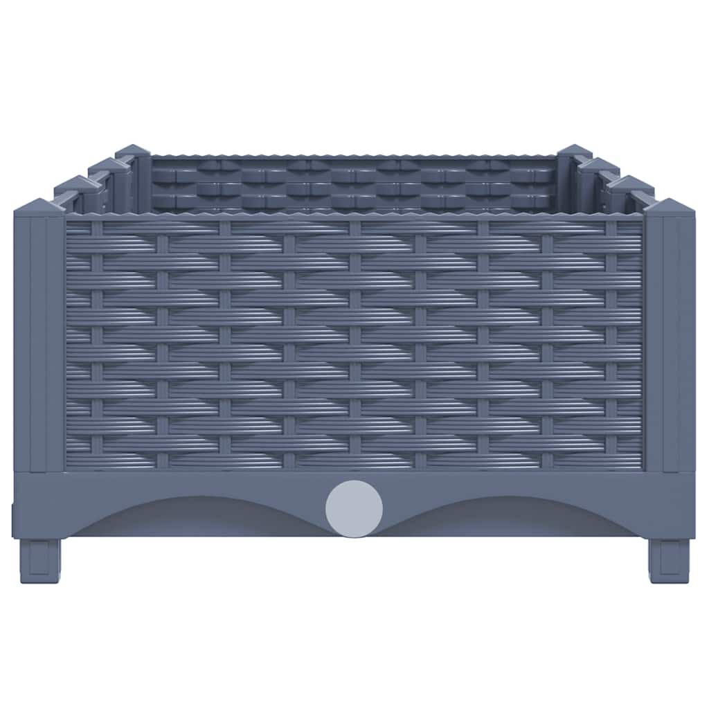 vidaXL Raised Bed 120x40x23 cm Polypropylene