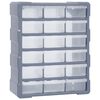 vidaXL Multi-drawer Organiser with 18 Middle Drawers 38x16x47 cm