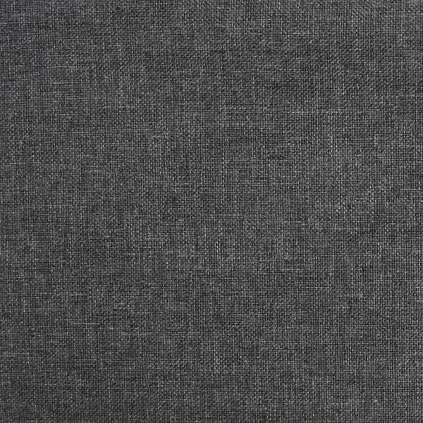 vidaXL Swivel Dining Chairs 4 pcs Dark Grey Fabric