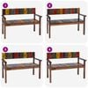 vidaXL Dining Chairs 4 pcs Solid Reclaimed Wood
