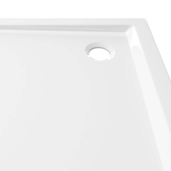 vidaXL Square ABS Shower Base Tray White 80x80 cm