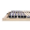 vidaXL Slatted Bed Base without Mattress with 42 Slats 7 Zones 90x200 cm
