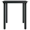 vidaXL 5 Piece Garden Dining Set Grey and Black