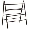 vidaXL Double Towel Ladder with 4 Rungs 90x50x100 cm Bamboo