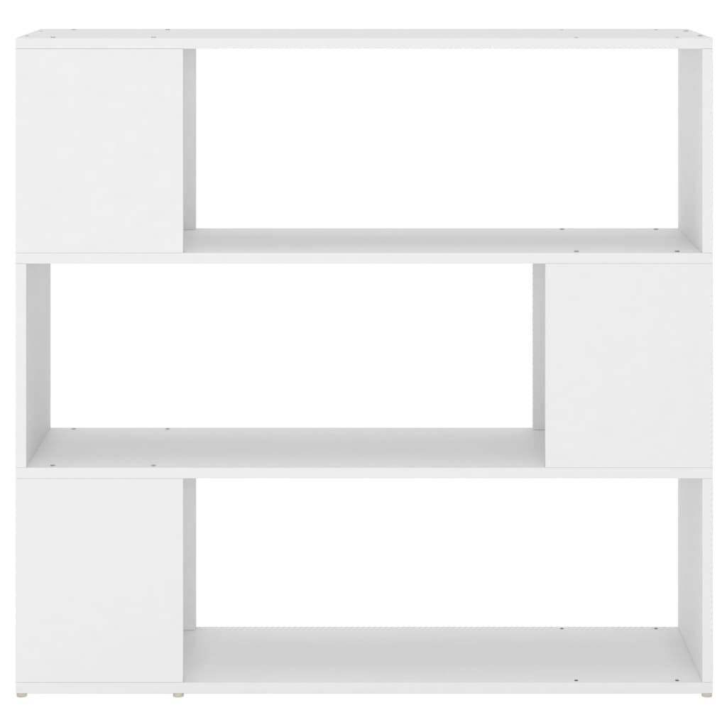 vidaXL Book Cabinet Room Divider White 100x24x94 cm