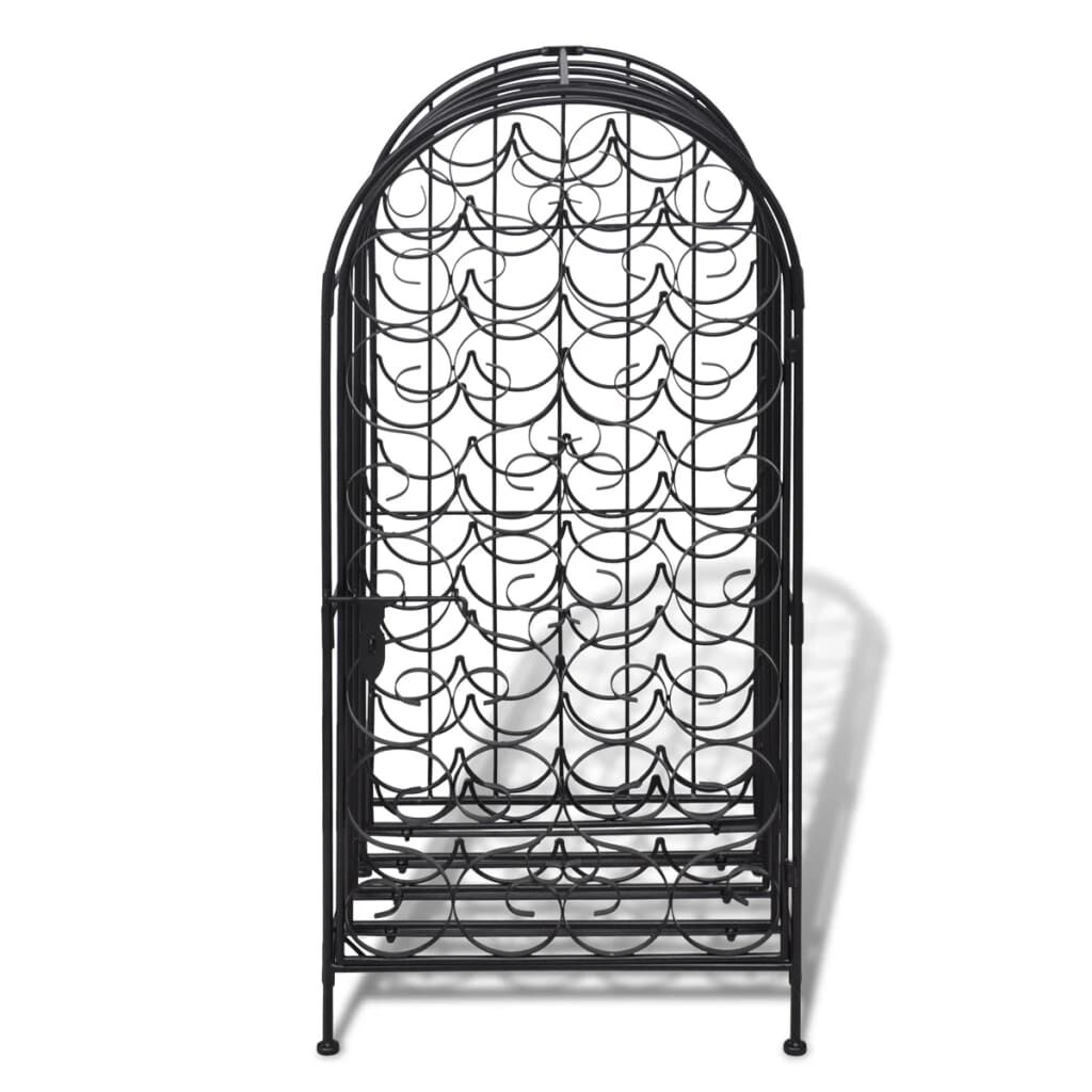 vidaXL Wine Rack for 35 Bottles Metal