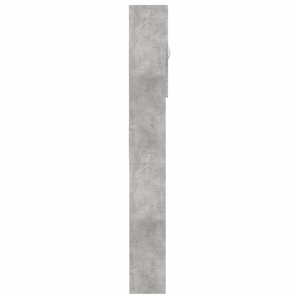 vidaXL Washing Machine Cabinet Concrete Grey 64x25.5x190 cm