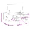 vidaXL Coffee Table Reclaimed Wood 70x70x38 cm