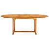 vidaXL 7 Piece Outdoor Dining Set Solid Acacia Wood