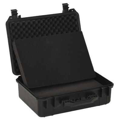 vidaXL Portable Flight Case Black 47x36x18 cm PP,  vidaXL Portable Flight Case Black 47x36x18 cm PP