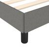 vidaXL Bed Frame without Mattress Dark Grey 183x203 cm King Fabric
