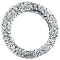 vidaXL Razor Wire Helical Wire Roll Galvanized Steel 60 m,  vidaXL Razor Wire Helical Wire Roll Galvanized Steel 60 m