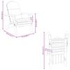 vidaXL Adirondack Garden Chair with Cushions Solid Wood Acacia
