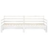 vidaXL Pull-out Day Bed without Mattress White 2x(90x200)cm