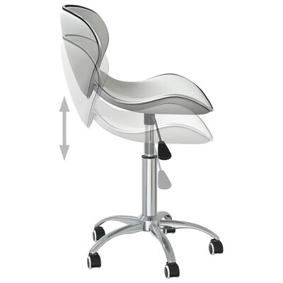 vidaXL Swivel Dining Chairs 6 pcs White Faux Leather, white vidaXL Swivel Dining Chairs 6 pcs White Faux Leather