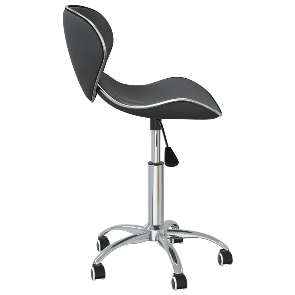 vidaXL Swivel Dining Chairs 2 pcs Grey Faux Leather