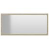 vidaXL Bathroom Furniture Set Sonoma Oak Engineered Wood