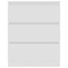 vidaXL Sideboard White 60x35x76 cm Engineered Wood