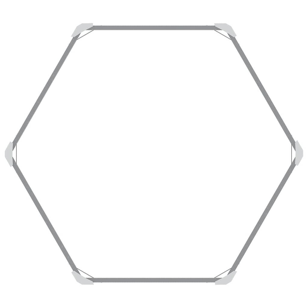 vidaXL Garden Raised Bed Galvanised Steel 129x129x77 cm Green