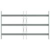 Adjustable Security Grille for Windows with 3 Crossbars 500-650 mm