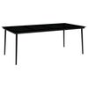 vidaXL 9 Piece Garden Dining Set with Cushions Grey