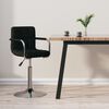 vidaXL Bar Stool Black Fabric