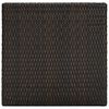 vidaXL Garden Bar Table Brown 60.5x60.5x110.5 cm Poly Rattan