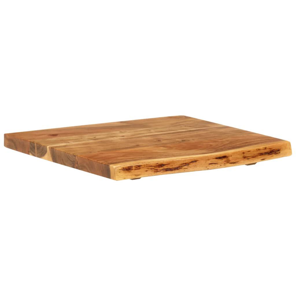 vidaXL Bathroom Vanity Top Solid Acacia Wood 58x52x3.8 cm