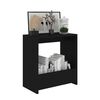 vidaXL Side Table Black 50x26x50 cm Engineered Wood