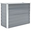 vidaXL Garden Raised Bed Galvanised Steel 100x40x77 cm Grey