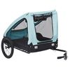 vidaXL Pet Bike Trailer Blue and Black