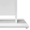 vidaXL Bistro Table White 60x60x75 cm Engineered Wood