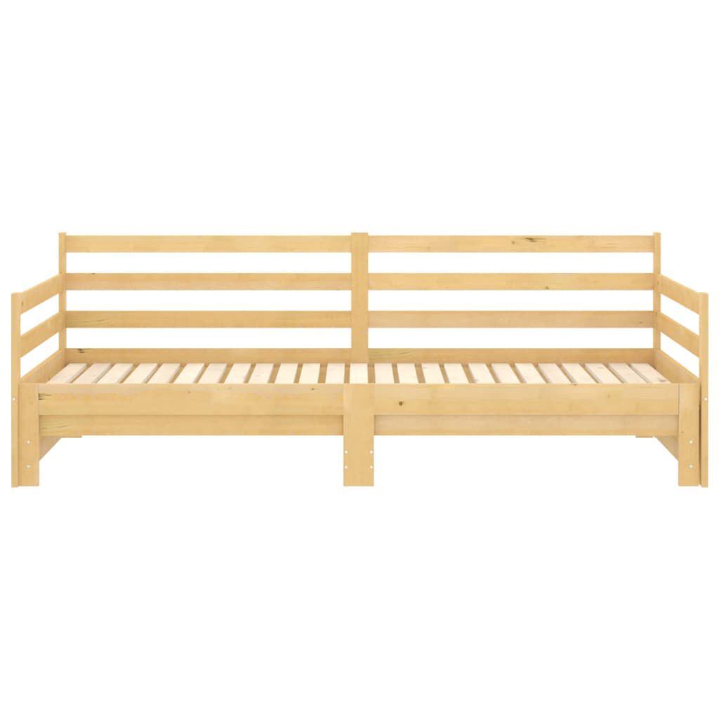vidaXL Pull-out Day Bed without Mattress 2x(90x200)cm