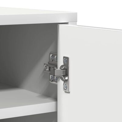 vidaXL Shoe Cabinet White 60x35x92 cm Engineered Wood, white vidaXL Shoe Cabinet White 60x35x92 cm Engineered Wood