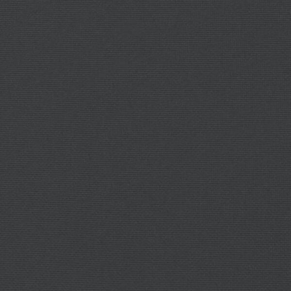 vidaXL Garden Bench Cushions 2pcs Black 120x50x7cm Oxford Fabric