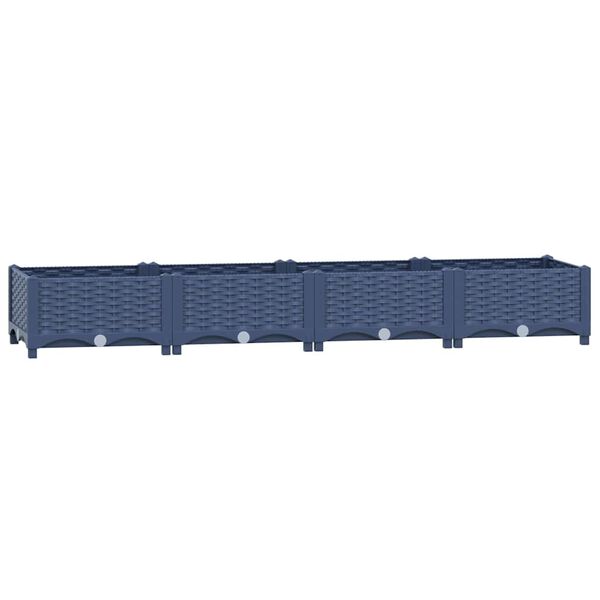 vidaXL Raised Bed 160x40x23 cm Polypropylene