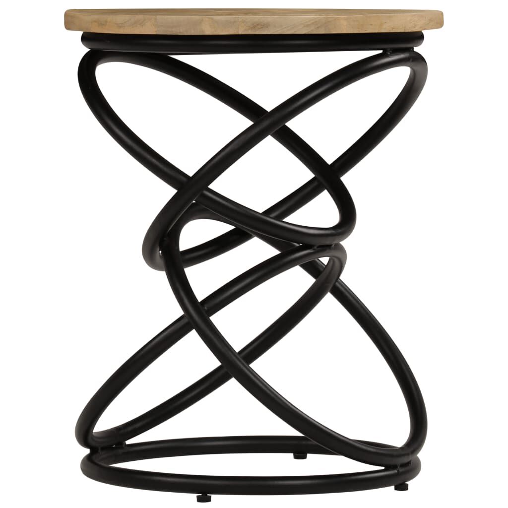 vidaXL End Table Solid Mango Wood 40x50 cm