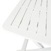 vidaXL 3 Piece Folding Bistro Set Plastic White